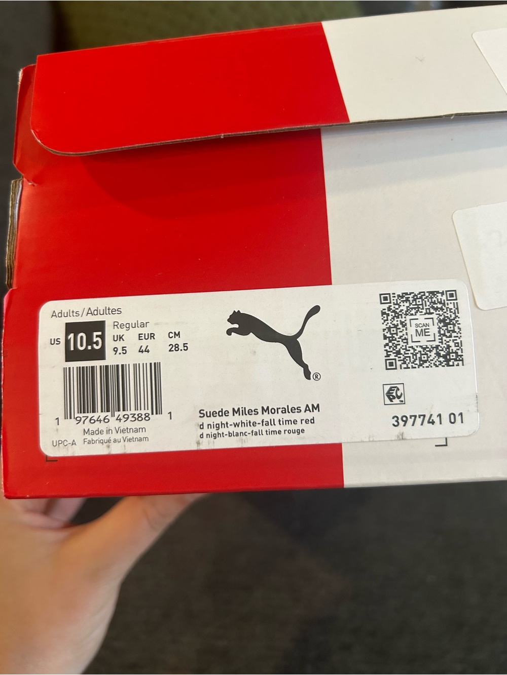 Spider-Man special edition Puma Suede Miles Morales AM